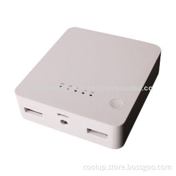 7,800mAh Mobile Phone Charger for iPad, Dual-output/Perfect Match